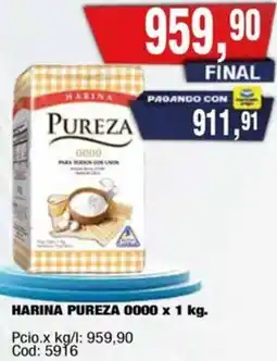 Maxiconsumo Pureza harina 0000 oferta