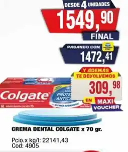 Maxiconsumo Colgate crema dental oferta