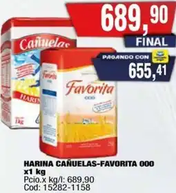 Maxiconsumo Cañuelas-favorita 000 harina oferta
