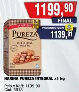 Maxiconsumo Pureza harina integral oferta