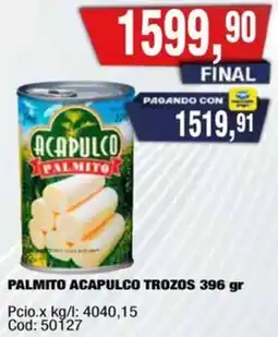 Maxiconsumo Acapulco palmito trozos oferta