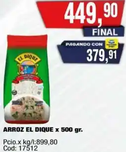 Maxiconsumo El dique arroz oferta