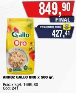 Maxiconsumo Gallo oro arroz oferta