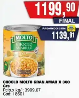 Maxiconsumo Molto choclo gran amar oferta