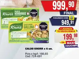Maxiconsumo Knorr caldo oferta