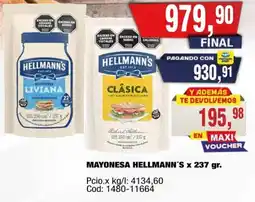 Maxiconsumo Hellmann's mayonesa oferta