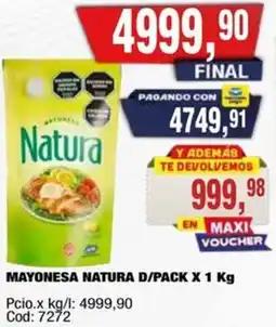 Maxiconsumo Mayonesa natura d/pack oferta