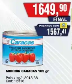 Maxiconsumo Caracas morron oferta