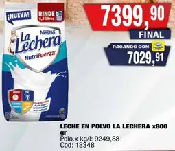 Maxiconsumo La lechera leche en polvo oferta