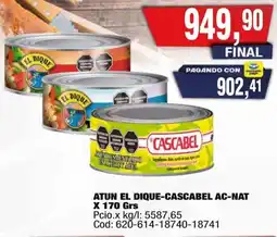 Maxiconsumo El dique-cascabel atun ac-nat oferta