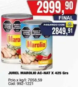 Maxiconsumo Marolio jurel ac-nat oferta