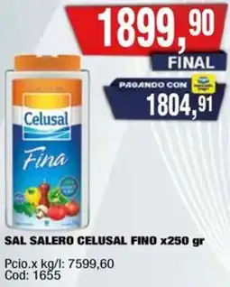 Maxiconsumo Celusal sal salero fino oferta