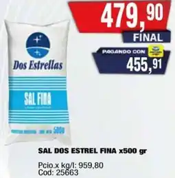 Maxiconsumo Dos estrel sal fina oferta