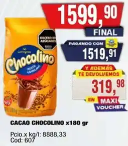 Maxiconsumo Chocolino cacao oferta