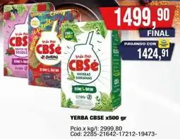 Maxiconsumo Cbsé yerba oferta