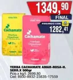Maxiconsumo Cachamate yerba amar-rosa-h. serr. oferta