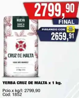 Maxiconsumo Cruz de malta yerba oferta