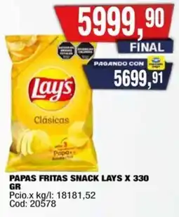 Maxiconsumo Lay's papas fritas snack oferta