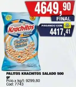 Maxiconsumo Krachitos palitos salado oferta