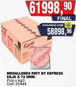 Maxiconsumo Paty by express medallones caja oferta