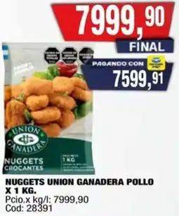 Maxiconsumo Nuggets union ganadera pollo oferta