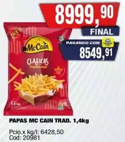 Maxiconsumo Mc cain papas trad. oferta
