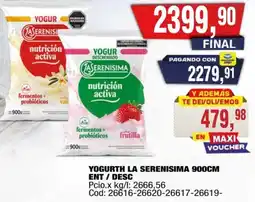 Maxiconsumo La serenisima yogurth oferta