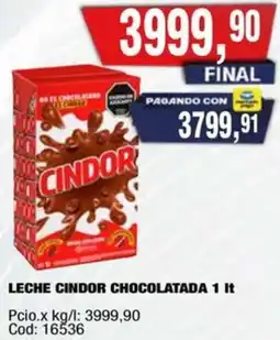 Maxiconsumo Cindor leche chocolatada oferta