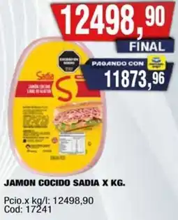 Maxiconsumo Sadia jamon cocido oferta