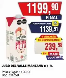 Maxiconsumo Del valle jugo manzana oferta