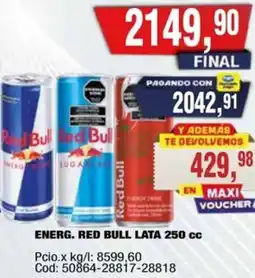 Maxiconsumo Red bull energ. lata oferta