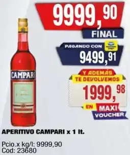 Maxiconsumo Campari aperitivo oferta