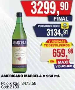 Maxiconsumo marcela americano oferta