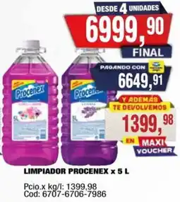 Maxiconsumo Procenex limpiador oferta