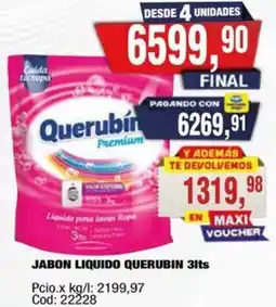 Maxiconsumo Querubín jabon liquido oferta