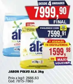 Maxiconsumo Ala jabon polvo oferta