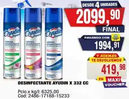 Maxiconsumo Ayudín desinfectante oferta