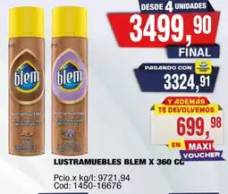 Maxiconsumo Blem lustramuebles oferta