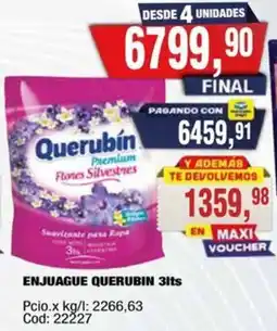 Maxiconsumo Querubín enjuague oferta