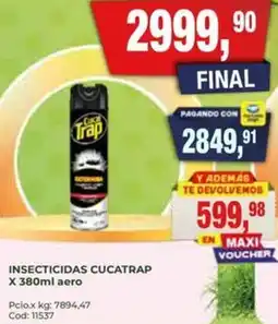 Maxiconsumo CUCATRAP INSECTICIDAS oferta