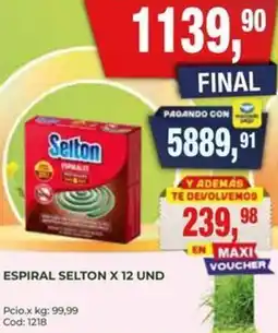 Maxiconsumo Selton espiral oferta
