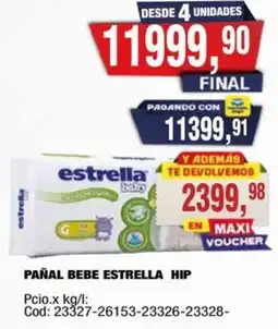 Maxiconsumo Estrella hip pañal bebe oferta