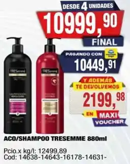 Maxiconsumo Tresemmé aco/shampoo oferta