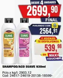 Maxiconsumo Suave shampoo/aco oferta