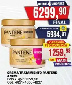 Maxiconsumo Pantene crema tratamiento oferta