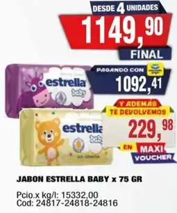 Maxiconsumo Estrella jabon baby oferta