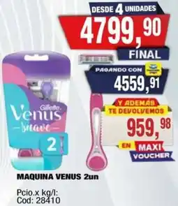 Maxiconsumo Gillette venus maquina oferta
