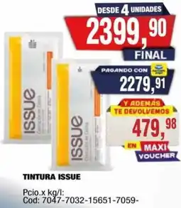 Maxiconsumo Issue tintura oferta
