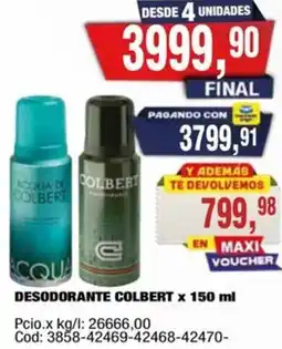 Maxiconsumo Colbert desodorante oferta