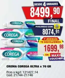 Maxiconsumo Corega ultra crema oferta